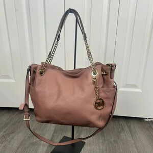 Michael Kors Genuine Leather  Blush Pink Shoulder Bag
